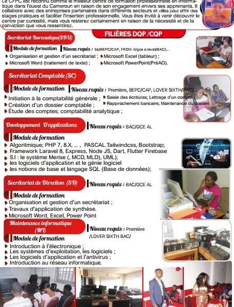 Formation professionnelle en DQP/CQP